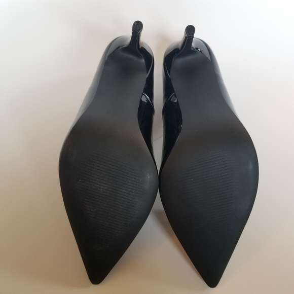 NIB NWOT Steve Madden Altisha black patent 4.25" heels siz 8.5 - Picture 7 of 13